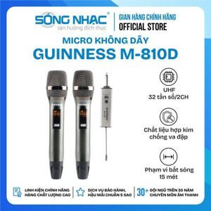 Micro không dây Guinness M-810D