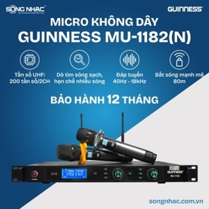 Micro không dây Guinness MU-1182