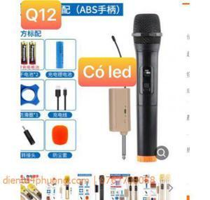 Micro không dây Huangshi Q12 có LED