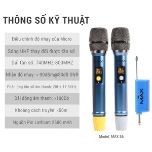 Micro không dây Max 39