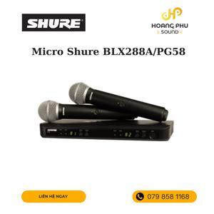 Micro không dây Shure BLX288A/PG58