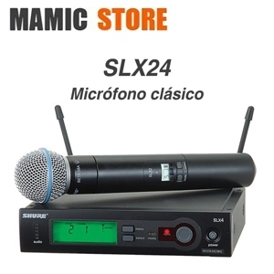 Micro Karaoke Shure SLX4/BETA58