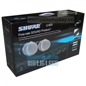 Micro Shure U820 (U-820) - Micro không dây