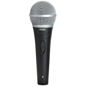 Micro Shure PG58-QTR