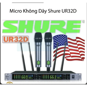 Micro Shure UR32D Plus