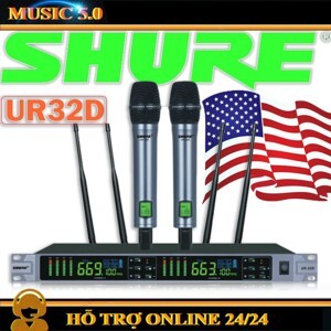 Micro Shure UR32D Plus