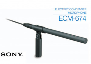 Microphone phỏng vấn có dây Sony ECM-674