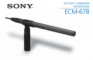 Microphone phỏng vấn có dây Sony ECM-678