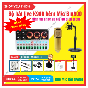 Microphone thu âm Libablue K900