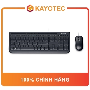 Bộ bàn phím và chuột có dây Microsoft Wired Desktop 600
