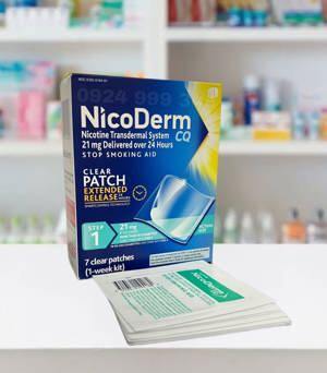 Miếng dán cai thuốc lá NicoDerm CQ hiệu quả - 21 miếng