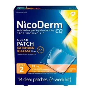 Miếng dán cai thuốc lá NicoDerm CQ hiệu quả - 21 miếng