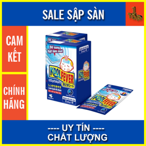 Miếng dán hạ sốt Koolfever nhật bản -1 hộp 8 gói