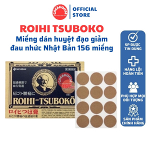 Miếng dán huyệt giảm đau roihi tsuboko nhật bản