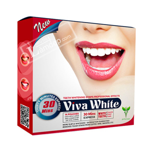 Miếng Dán Làm Trắng Răng Viva White