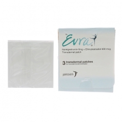 Miếng dán tránh thai EVRA Transdermal Patch 3 miếng Thái Lan