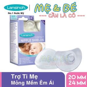 Miếng dán trợ ti Lansinoh 24mm (2 miếnghộp) - Giảm đau đầu ti