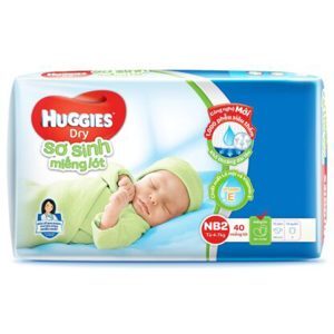 Miếng lót Huggies Newborn 2 40 miếng (trẻ từ 4 - 7kg)