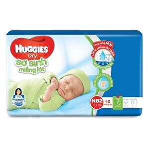 Miếng lót Huggies Newborn 2 40 miếng (trẻ từ 4 - 7kg)