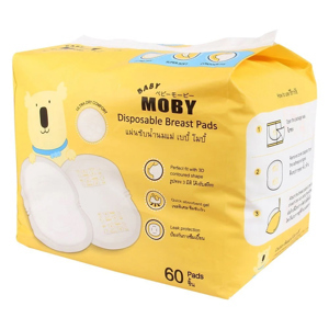 Miếng lót thấm sữa Baby Moby - 60 miếng