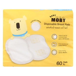 Miếng lót thấm sữa Baby Moby - 60 miếng