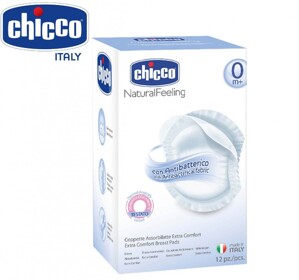 Miếng lót thấm sữa chống khuẩn Chicco hộp 12c