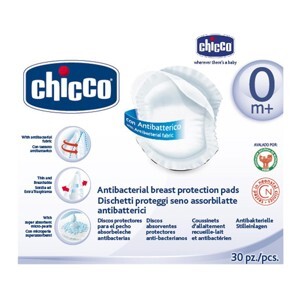 Miếng lót thấm sữa chống khuẩn 30 PCS Chicco