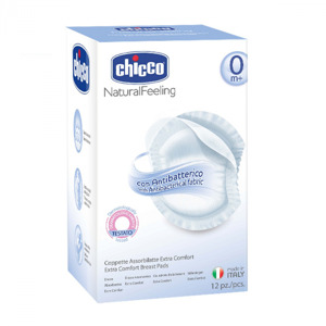 Miếng lót thấm sữa chống khuẩn Chicco hộp 12c