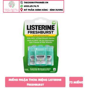 Miếng ngậm thơm miệng – diệt khuẩn Listerine Freshburst