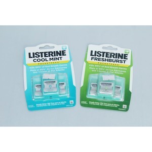 Miếng ngậm thơm miệng, diệt khuẩn Listerine Cool Mint (3 vỉ x 24 miếng)