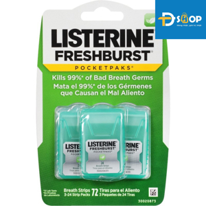 Miếng ngậm thơm miệng – diệt khuẩn Listerine Freshburst