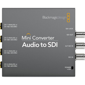 Mini Converter Audio to SDI 4K