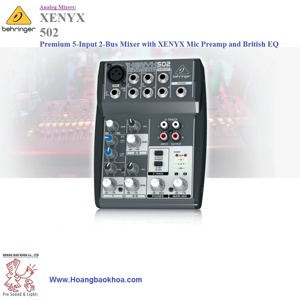 Mixer Behringer Xenyx 502