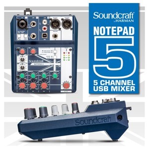 Mixer Soundcraft Notepad-5