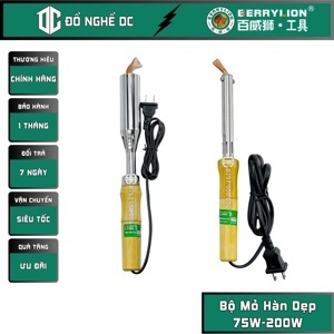 Mỏ hàn dẹp cán gỗ Berrylion 031404075 75W