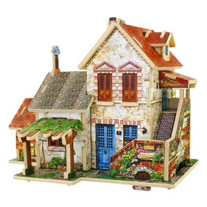 Mô hình 3D Gỗ – France Farm House F124