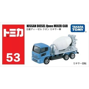 Mô hình 53 xe tải Nissan Diesel Quon Mixer Car Tomy 742241