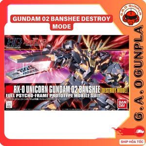 Mô Hình Bandai Gundam HGUC RX 0 Unicorn Destroy Mode