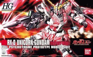 Mô Hình Bandai Gundam HGUC RX 0 Unicorn Destroy Mode