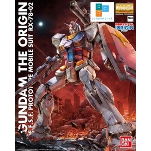 Mô hình Bandai Gundam MG RX 78 02 THE ORIGIN Ver