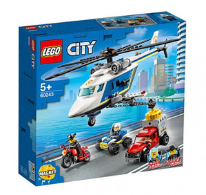 Mô hình đồ chơi lắp ráp Lego City - Trực thăng truy bắt tội phạm 60243 ( 212 Chi tiết )