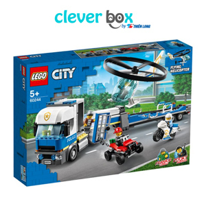 Mô hình đồ chơi lắp ráp Lego City - Trực thăng vận tải cảnh sát 60244 ( 317 chi tiết )