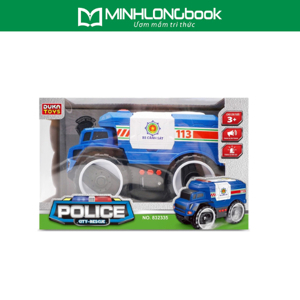 Mô hình Duka - Xe cảnh sát kết hợp ánh sáng và âm thanh SF 832335