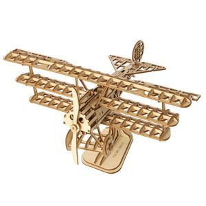 Mô hình gỗ lắp ráp 3D Bi-Plane WP051