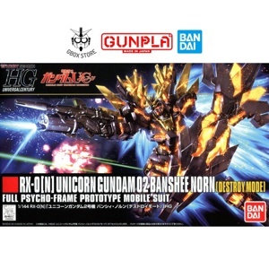 Mô Hình Gundam Bandai HGUC 02 Banshee Norn Destroy Mode