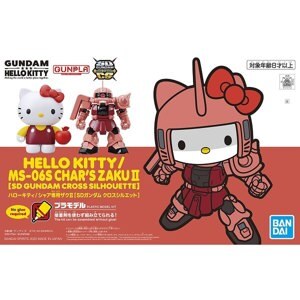 Mô hình Gundam Bandai SD Hello Kitty/ MS-06S Char’s Zaku II