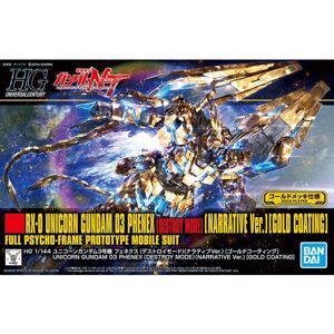 Mô hình Gundam HG 1/144 phenex gold coating narrative Bandai