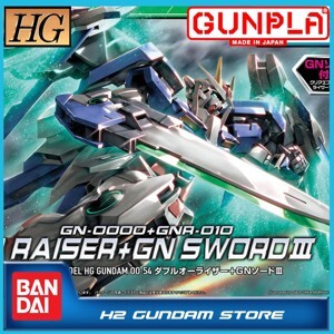Mô Hình Gundam HG Bandai 00 Raiser + GN Sword III