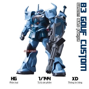 Mô hình Gundam HG MS-07B-3 Gouf Custom Bandai