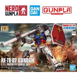 Mô Hình HG GTO RX-78-02 Gundam (Gundam The Origin Ver.)